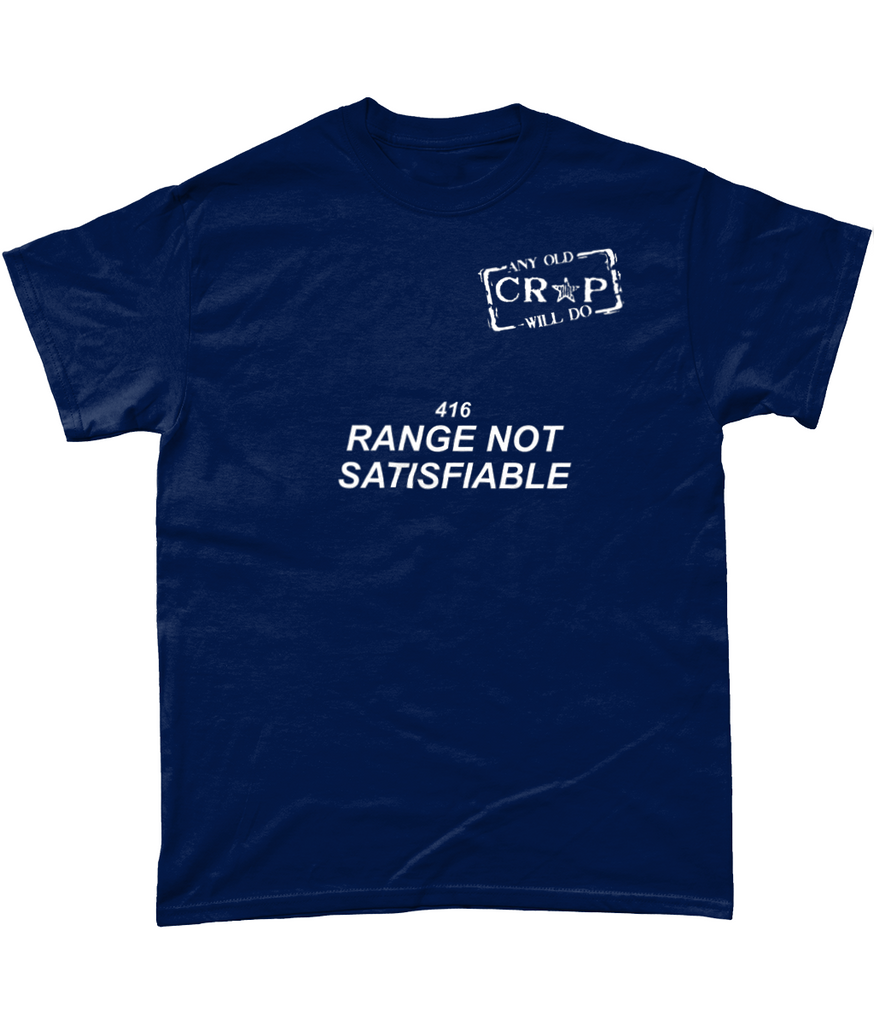 T-shirts for Geeks - 416 Range not Satisfiable